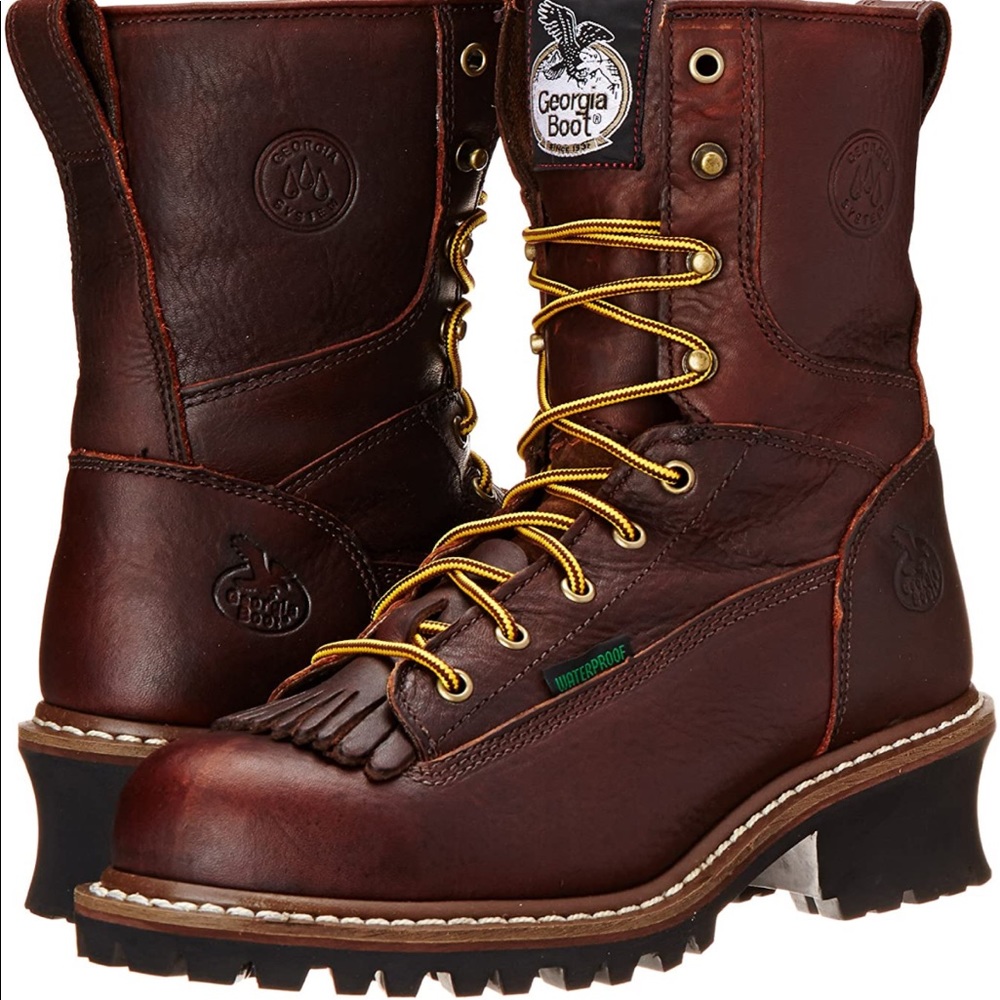 Mens size 12 Georgia Boots brand new never worn outdoors.